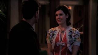 Two and a Half Men (S03E24) - Rose uses the front door.