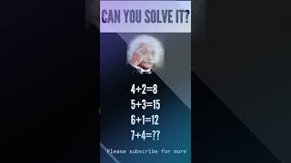 Math Challenge | Math Puzzle | Brain Teaser | Math Game #maths #solveitquickly #logicpuzzle