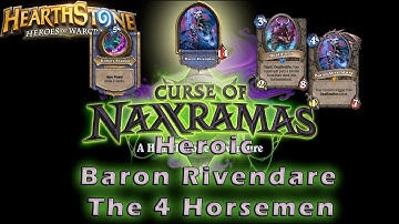 How to beat Heroic Baron Rivendare The 4 Horsemen incl. Decklist | Hearthstone | Curse of Naxxramas
