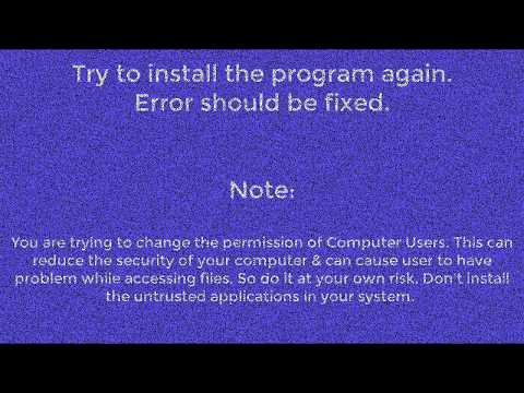 How to fix msi installer(2502,2503) error.
