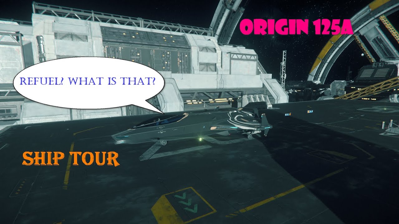 Star Citizen Origin 125A Ship Tour (patch 3.14) - YouTube