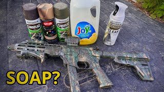 How to Spray Paint your Rifle with Soap