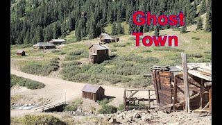 Mining Ghost Town Abandoned high in the Rocky Mountains very cool