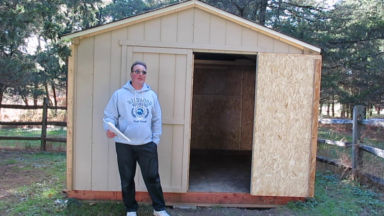 10x10 shed