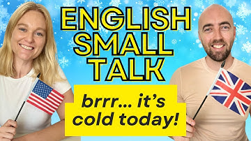 Small Talk English Conversation: Cold Weather Vocabulary | How to Talk About the Weather in English