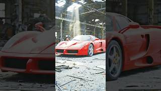 From Ruined to Perfect - Ferrari Enzo Restoration ASMR Start to Finish #shorts #vintageford #viral #