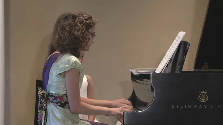 Pianists Danielle Christensen and Jessica Page per...