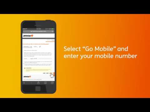 Fly with Jetstar's Mobile Boarding Pass