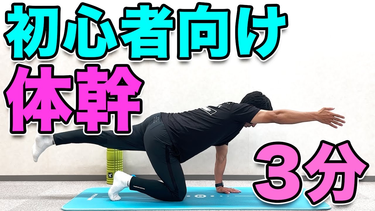 体幹を鍛え 初心者向け！体幹トレーニング！】体幹を鍛え始めたい方がまず最初に