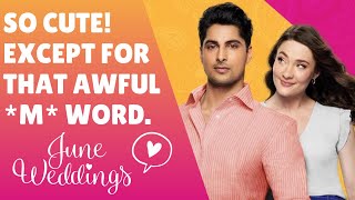 (it's not moi*t) Make Me a Match | Eva Bourne & Rushi Kota | Hallmark Movie (June Weddings - Indian)