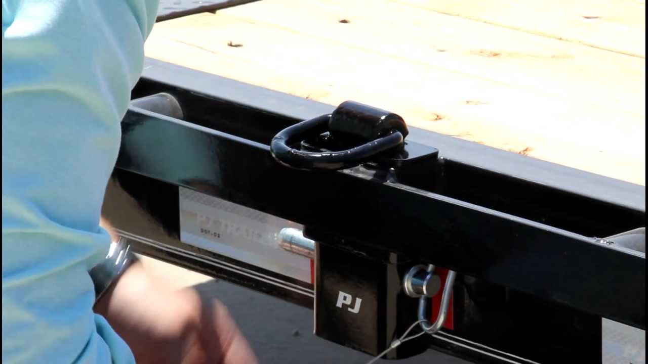 Stake Pocket D-rings by PJ Trailers - YouTube