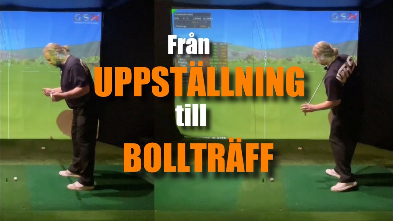 Från uppställning till bollträff…