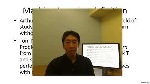What is Machine Learning?  Stanford University   Coursera