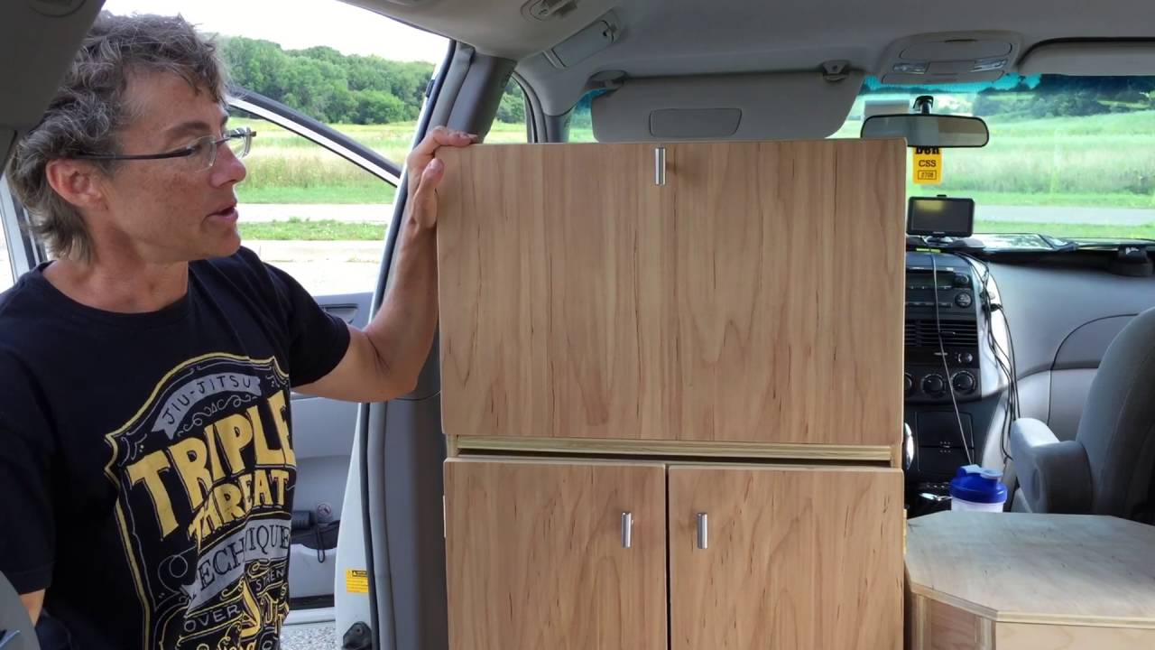 Mini Camper Van with slide out cooler and storage YouTube
