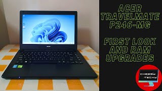 Acer Travelmate P246-MG Laptop - First Look and RAM Upgrade #acer #travelmate #p246-mg