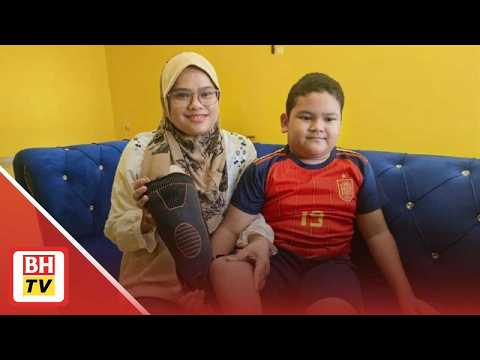 Hilang sebelah kaki tak patahkan cita-cita Harraz terbang ke angkasa