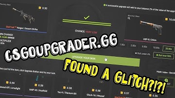 NEW CSGOUPGRADER.GG GLITCH!?!?! (NOT CLICKBAIT!!)