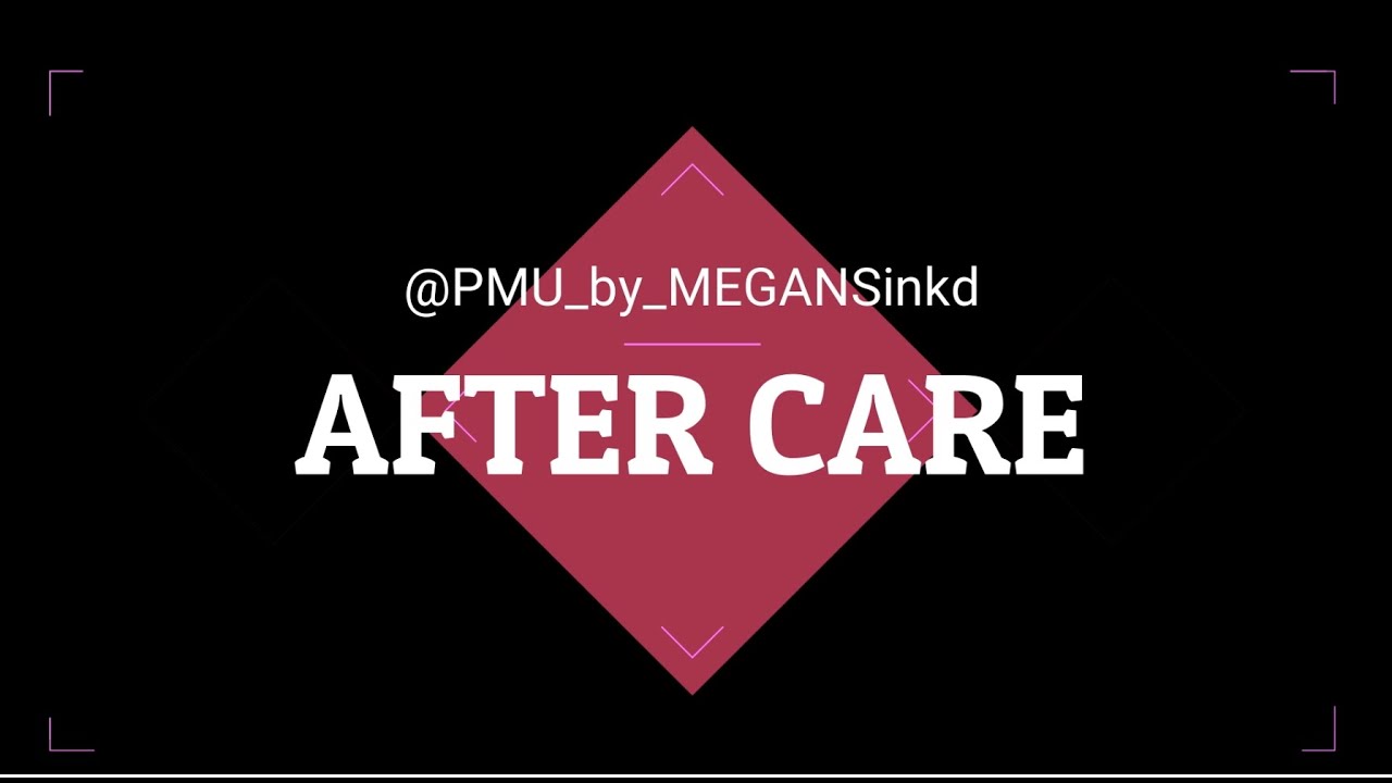 Megans eyebrow AFTER CARE