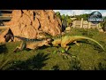 Meat Arena in Jurassic World Evolution 3: all predators in one pen!