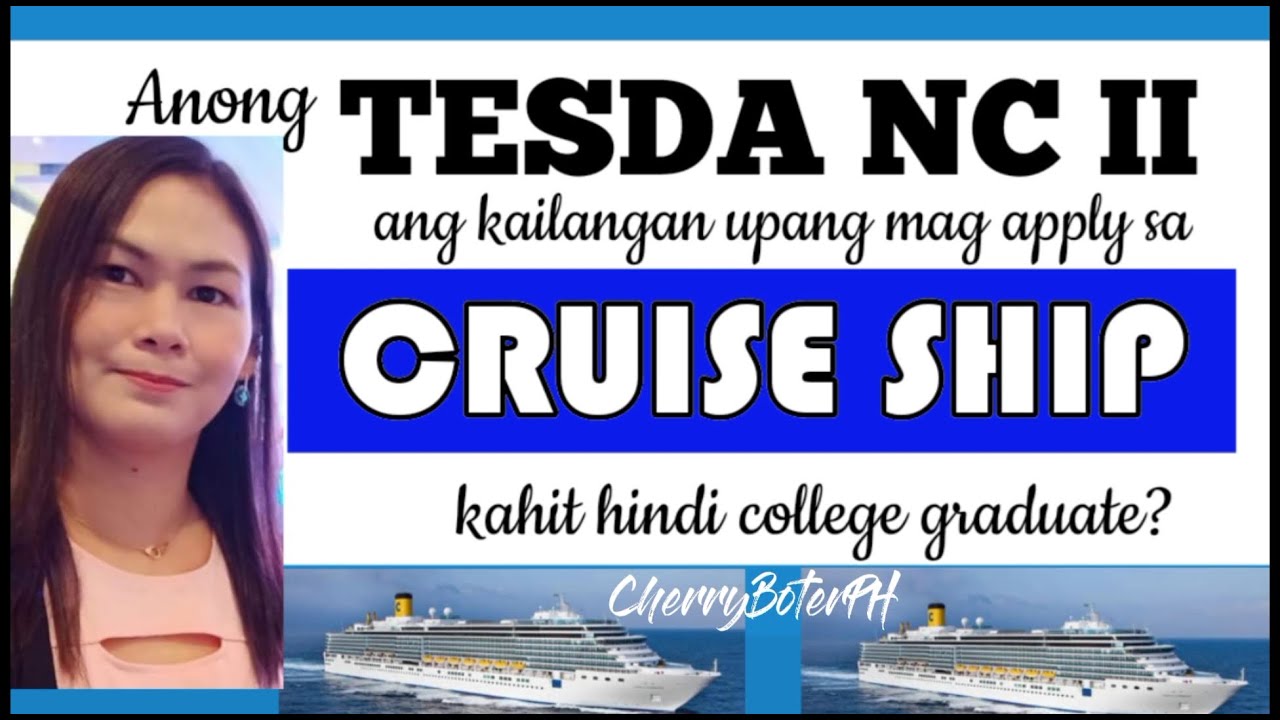 tesda cruise ship training