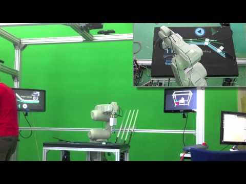 Interactive  human-robot collaboration  with Microsoft Kinect