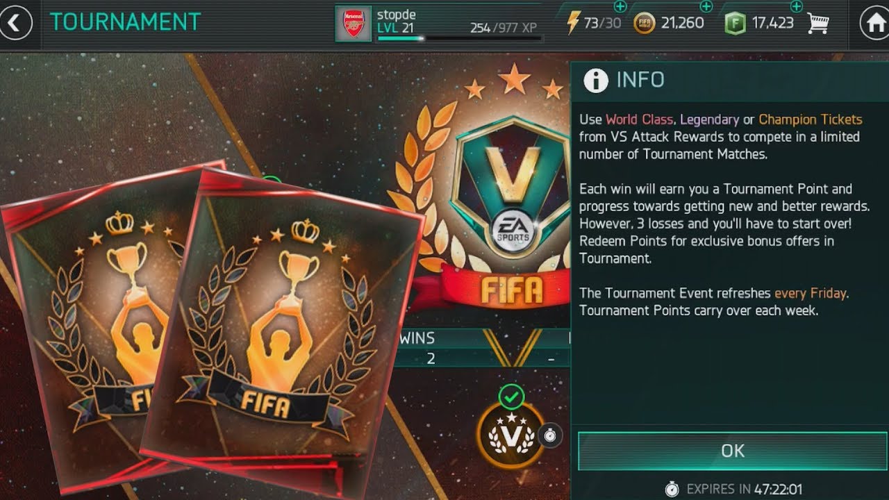 FIFA Football Mobile 18 Weekend Tourney Explained! Free Icon Player For 60 Wins!
