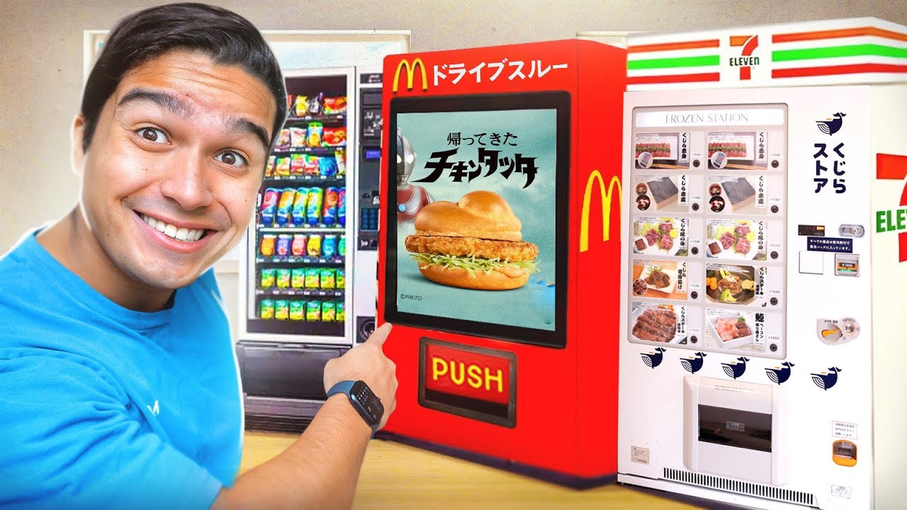 Je Teste 50 Fastfoods au Japon !