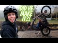 NEW ELECTRIC TRIALS BIKE IS INCREDIBLE!!! - Super muddy trials sends with the boys!