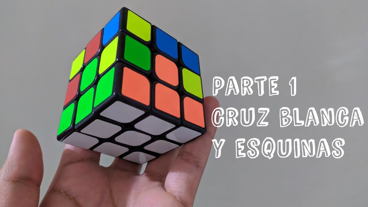Como resolver el cubo de rubik 3x3 Método principiantes - Parte 1-cruz