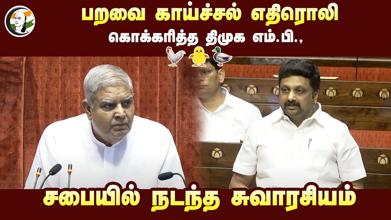 Bird flu எதிரொலி கொக்கரித்த DMK MP KRN Rajeshkumar | Rajya Sabha | Budget 2024