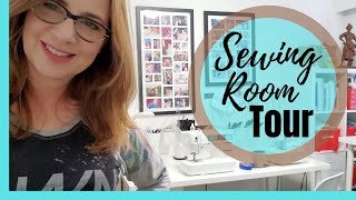 SEWING ROOM TOUR for my 1K subscribers!