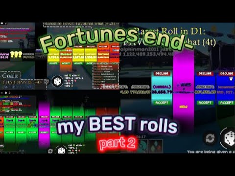 My BEST Rolls in Fortunes End (fyl) -- Part 2 - YouTube