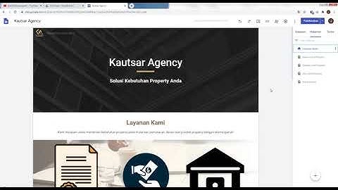 Mudah Membuat Landing Page dengan Google Sites
