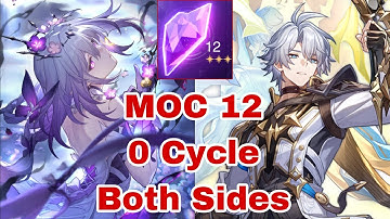 [ Honkai Star Rail ] Castorice & Phainon Memory of Chaos 12 | MOC 12 | 0 Cycle Both Sides