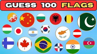 Guess and Learn 100 Flags ! Flag Quiz 🤯🧐