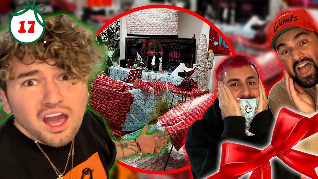 WE WRAPPED OUR ROOMMATE JC CAYLEN'S ENTIRE ROOM!