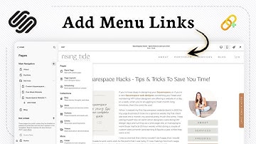 Hoe u links toevoegt aan uw Squarespace-navigatie