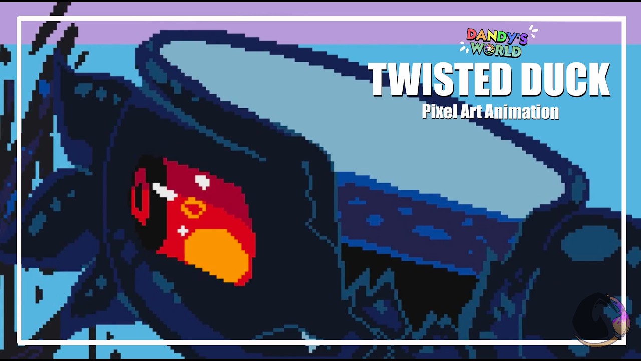 Twisted Duck【 Animation Practice 】| Dandy's World Pixel Art