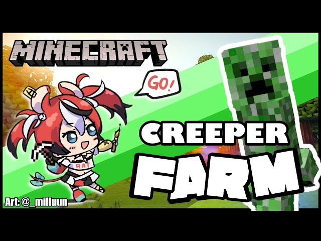 ≪MINECRAFT≫ Let's build a creeper farm!のサムネイル