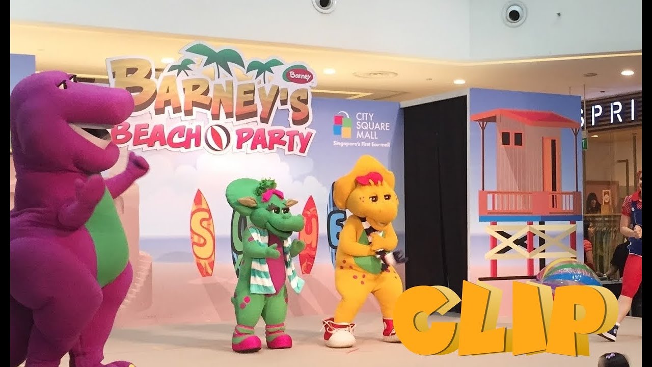 Clip of Barney's Beach Party at City Square Mall!💜💚💛 CLIP SUBSCRIBE YouTube