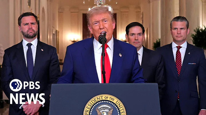 WATCH LIVE: President Trump addresses the nation after U.S. bombs 3 Iranian nuclear sites