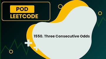 1550. Three Consecutive Odds || Leetcode 01-07-2024