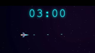 3 Minute Space Timer 🚀 Lofi Chill Countdown #spacetimer #lofitimer #countdowntimer
