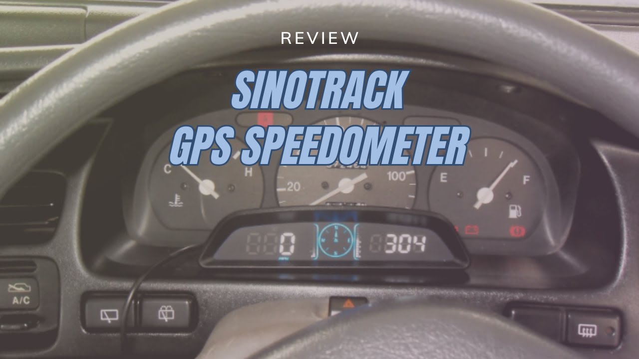 Review SinoTrack Digital GPS Speedometer Universal Heads Up Display for Car  5.5 inch Large LCD 