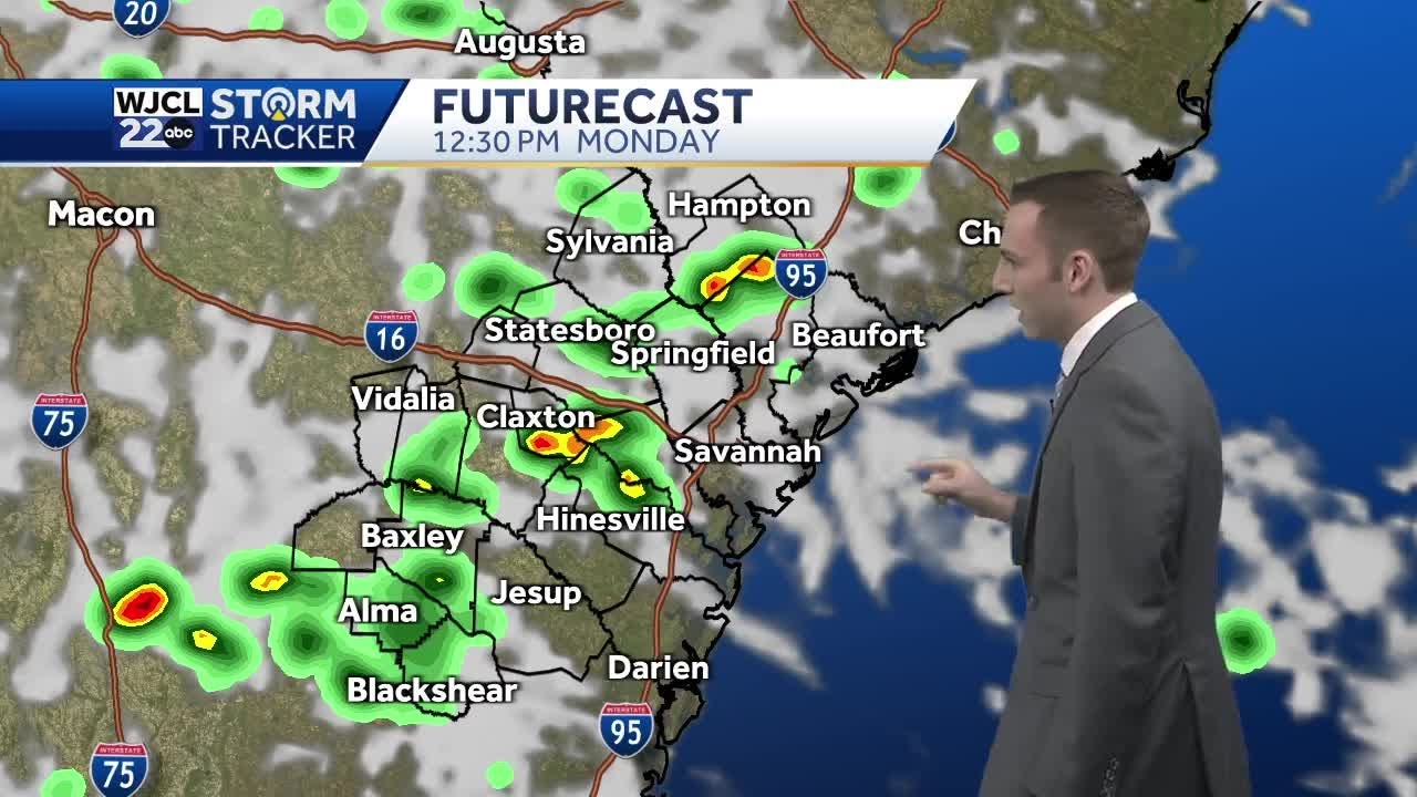 Another round of rain on Monday for Southeast Georgia and the ...