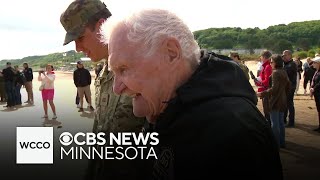 Minnesota WWII veteran visits Normandy on 80th anniversary of D-Day