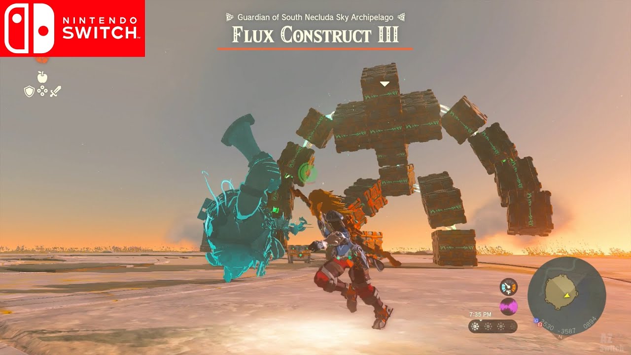 The Legend of Zelda Tears of The Kingdom How to Beat Flux Construct III ...