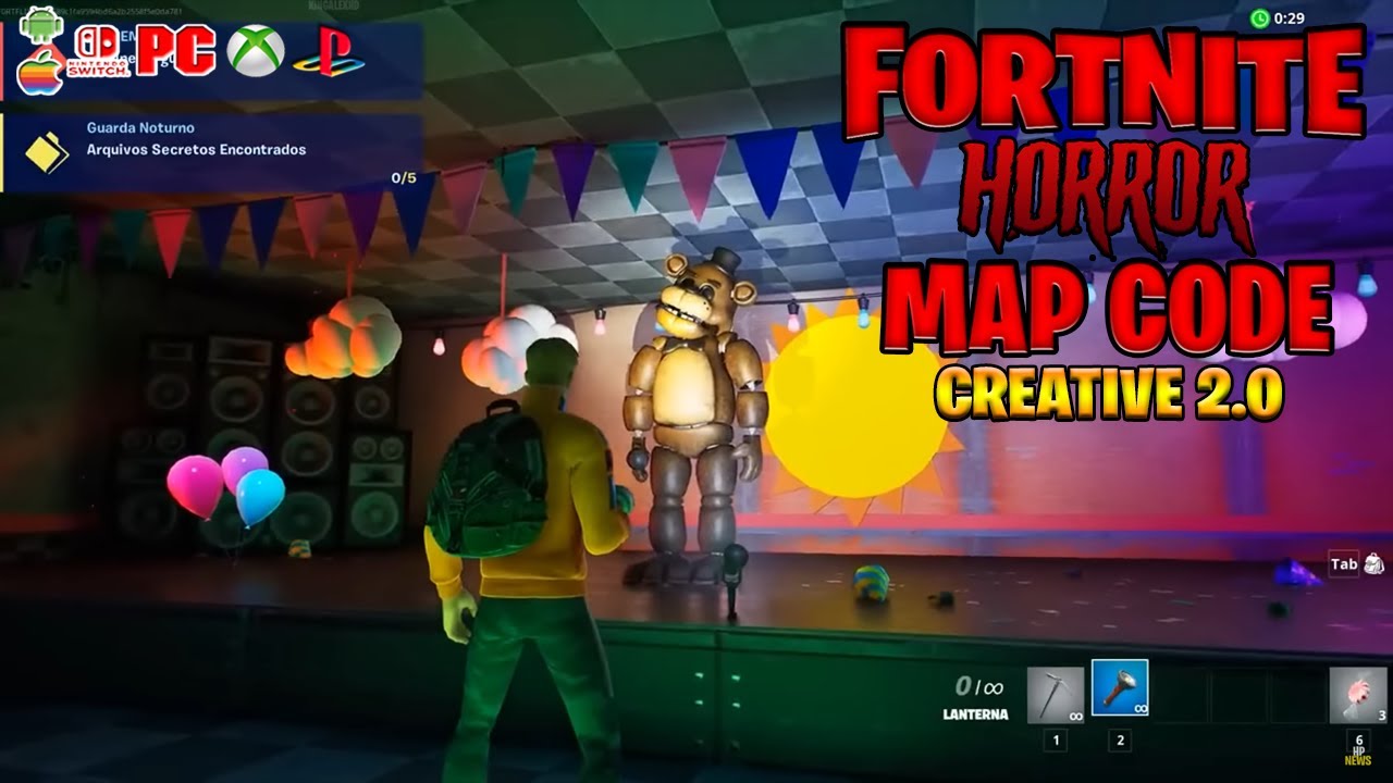 FIVE NIGHTS AT FREDDY'S 3 😱👻🐰 0568-1571-3985 by jobin - Fortnite  Creative Map Code 