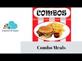 Configuring combo meals in oracle hospitality simphony