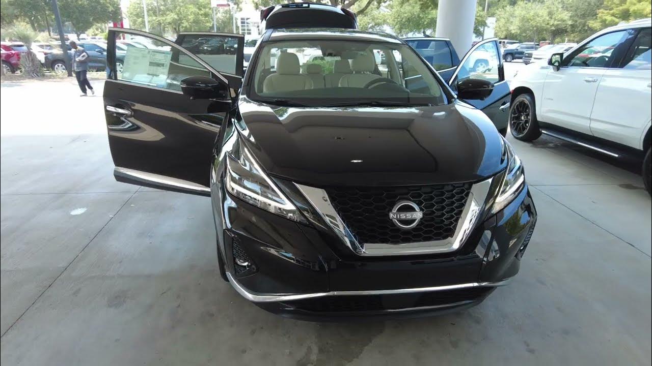 70542 2024 Nissan Murano SL in Super Black with Cashmere Interior YouTube